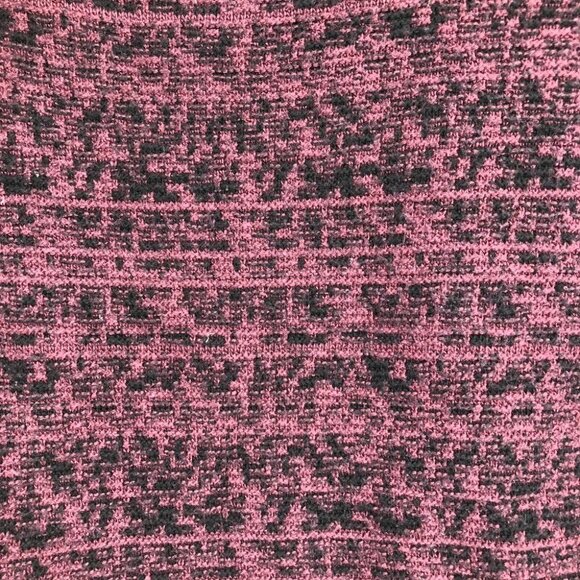 Kerisma Maroon burgundy marled knit drop shoulder round neck boxy sweater S/M - Picture 5 of 9